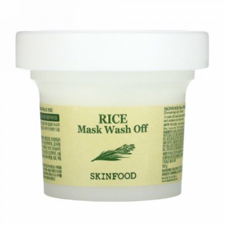 Skinfood, ライス マスク ウォッシュオフ、3.52 oz (100 g)
