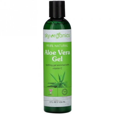 Sky Organics, Aloe Vera Gel , 8 fl oz (236 ml)
