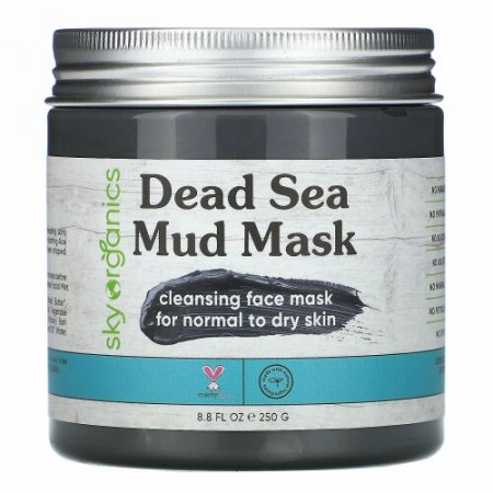 Sky Organics, 死海マッドマスク、8.8 fl oz (250 g)