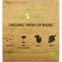 Sky Organics, Organic Tinted Lip Balms Set, 4 Pack, .15 oz (4.25 g) Each (Discontinued Item)