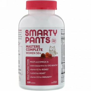 SmartyPants, Masters Complete Women 50+（マスターズコンプリートウィメン50プラス）、グミ120粒