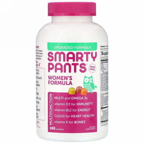 SmartyPants, ウィメンズコンプリート、グミ180粒