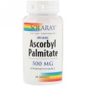 Solaray, パルミチン酸アスコルビル、500 mg、60 錠