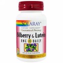 Solaray, ビルベリー＆ルテイン, ワンデイリー, 30錠 (飲み込みやすいカプセル)