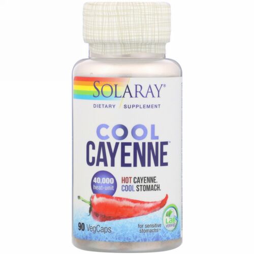 Solaray, Cool Cayenne, 90 VegCaps