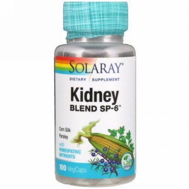 Solaray, キドニーブレンドSP-6, 植物性カプセル100錠