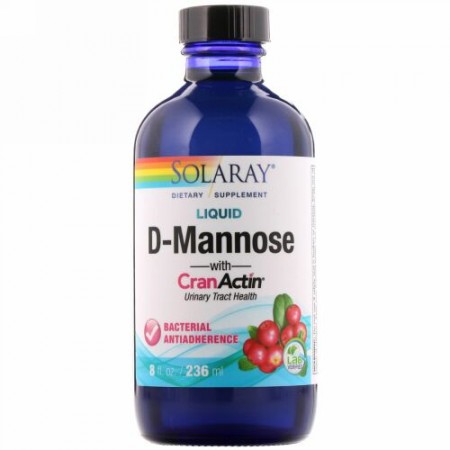 Solaray, リキッドD-マンノースCranActin配合、8液量オンス (236 ml) (Discontinued Item)
