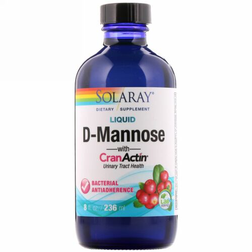 Solaray, リキッドD-マンノースCranActin配合、8液量オンス (236 ml) (Discontinued Item)
