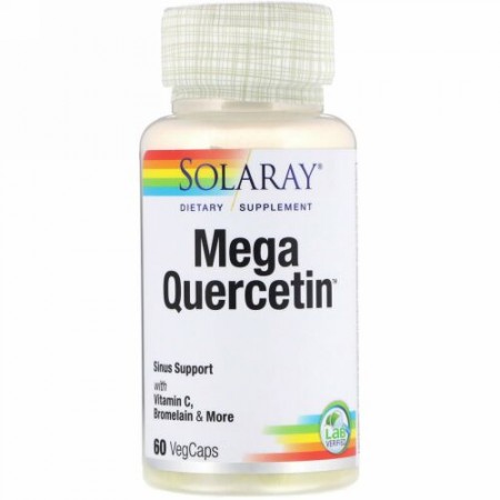 Solaray, Mega Quercetin, 60 Veggie Caps