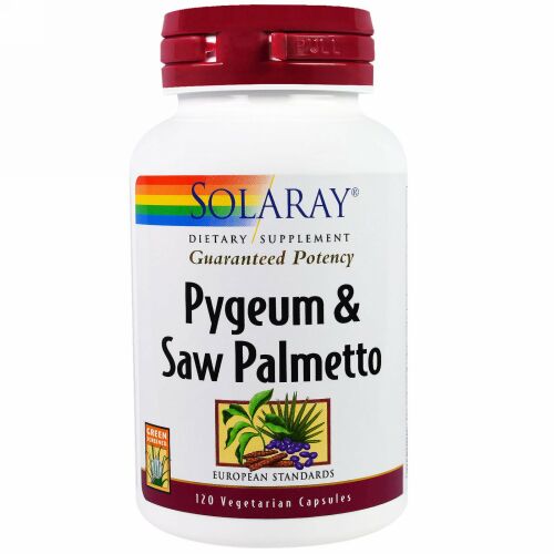 Solaray, Pygeum & Saw Palmetto, 120 Vegetarian Capsules