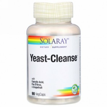 Solaray, Yeast-Cleanse, 90 VegCaps