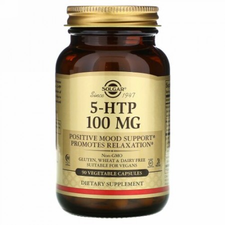 Solgar, 5-HTP、100mg、植物性カプセル90粒