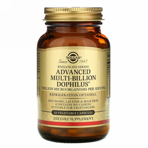 Solgar, ソルガー, Advanced Multi-Billion Dophilus, 60 Veggie Caps