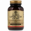 Solgar, アルファリポ酸、 120 mg、 60ベジキャップ