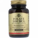 Solgar, 葉酸（メタフォリン）、1,000 mcg、120錠
