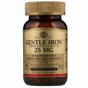 Solgar, Gentle Iron（ジェントルアイアン）、25mg、植物性カプセル90粒