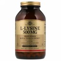 Solgar, L-リジン、 500mg、 250ベジキャップ