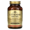 Solgar, L-チロシン、500 mg、植物性カプセル100粒
