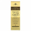 Solgar, Liquid Vitamin D3, Natural Orange Flavor, 125 mcg (5,000 IU), 2 fl oz (59 ml)