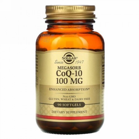Solgar, Megasorb CoQ-10, 100 mg, 90 Softgels