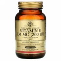 Solgar, 天然ビタミンE、134mg（200IU）、ソフトジェル100粒