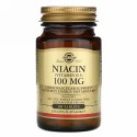 Solgar, ナイアシン（ビタミンB3）、100mg、タブレット100粒