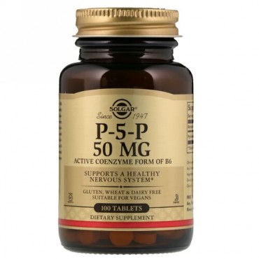 Solgar, P-5-P、50 mg,、100錠 (Discontinued Item)