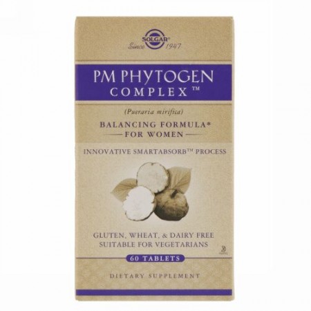 Solgar, PMフィトゲン複合体（PM PhytoGen Complex）, 60錠