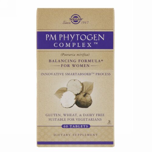 Solgar, PMフィトゲン複合体（PM PhytoGen Complex）, 60錠