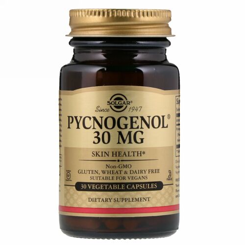 Solgar, Pycnogenol, 30 mg, 30 Vegetarian Capsules