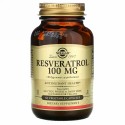 Solgar, レスベラトロール、100 mg、60ベジカプセル