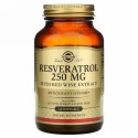 Solgar, レスベラトロール、250 mg、ソフトジェル 60 錠