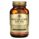 Solgar, レスベラトロール、500 mg、ベジキャップ使用 30 錠