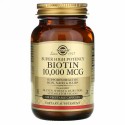 Solgar, ビオチン, 超高効能, 10,000 mcg, 120 ベジタブルカプセル