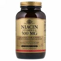 Solgar, ビタミンB3（ナイアシン）、500mg、植物性カプセル250粒