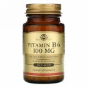 Solgar, ビタミンB6、100 mg、100粒