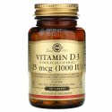 Solgar, Vitamin D3, 25 mcg (1,000 IU), 180 Tablets