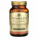 Solgar, ビタミンD3（コレカルシフェロール）、55 mcg（2,200 IU）、植物性カプセル100粒