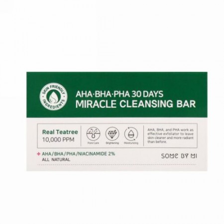 Some By Mi, AHA. BHA. PHA 30日間ミラクルクレンジングバー, 160g