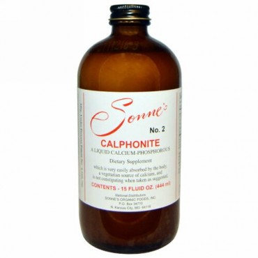 Sonne's Organic Foods, No. 2、Calphonite™（カルフォナイト）、液体カルシウム-リン、15 液量オンス (444 ml) (Discontinued Item)