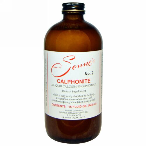 Sonne's Organic Foods, No. 2、Calphonite™（カルフォナイト）、液体カルシウム-リン、15 液量オンス (444 ml) (Discontinued Item)