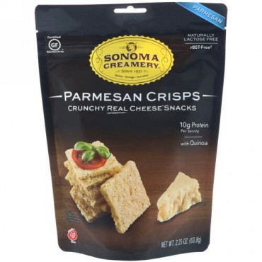 Sonoma Creamery, パルメザンクリスプ、パルメザン、2.25 oz (63.8 g) (Discontinued Item)