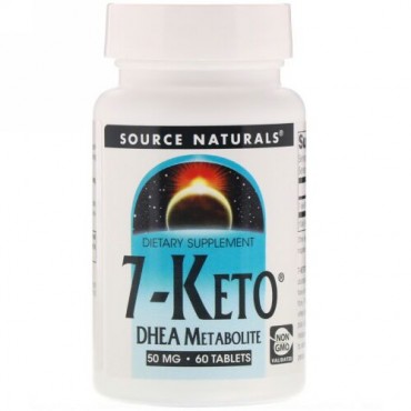Source Naturals, 7ケト、DHEAメタボライト50mg、60錠