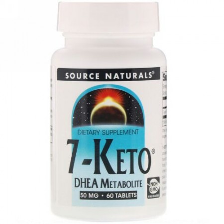 Source Naturals, 7ケト、DHEAメタボライト50mg、60錠