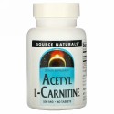 Source Naturals, アセチルL-カルニチン, 500 mg, 60 錠