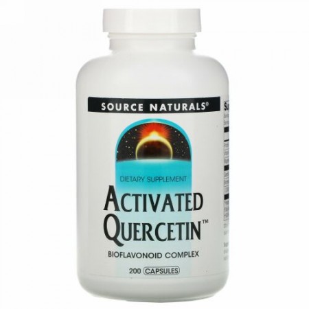 Source Naturals, 活性化されたケルセチン, 200カプセル