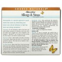 Source Naturals, アラーセチン、アレルギー及び蓄膿、ホメオパシー薬剤 48粒