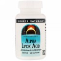 Source Naturals, アルファリポ酸、 300 mg、 60カプセル