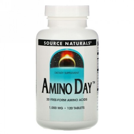Source Naturals, アミノデイ、 1000 mg、 120錠