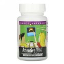 Source Naturals, Attentive DHA, 100 mg, 60 Vegetarian Softgels